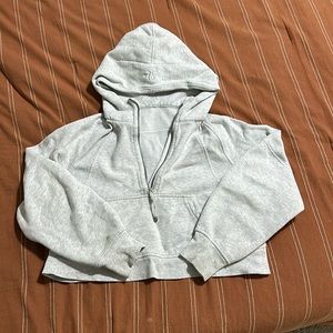 Lululemon scuba cropped quarter zip
